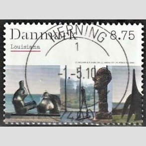 FRIM�RKER DANMARK | 2008 - AFA 1541 - Kunstmuseet Louisiana - 8,75 Kr. - Pragt Stemplet Herning