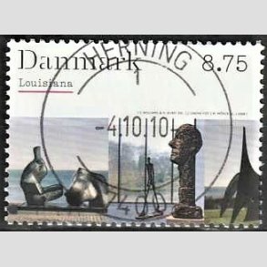 FRIM�RKER DANMARK | 2008 - AFA 1541 - Kunstmuseet Louisiana - 8,75 Kr. flerfarvet - Pragt Stemplet