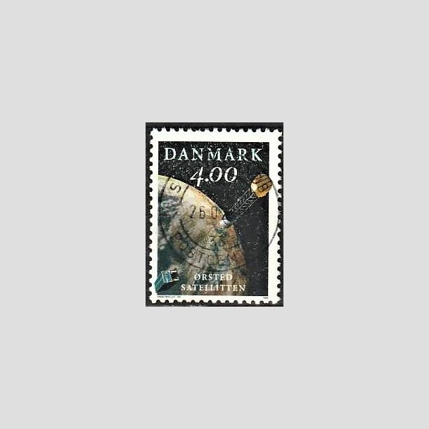 FRIMRKER DANMARK | 1999 - AFA 1200 - rsted satelitten - 4,00 Kr. flerfarvet - Pragt Stemplet