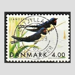 FRIM�RKER DANMARK | 1999 - AFA 1222 - Danske tr�kfugle - 4,00 Kr. landsvaler - Pragt Stemplet