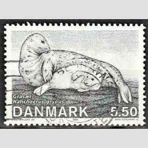 FRIMRKER DANMARK | 2005 - AFA 1452 - Sler i Danmark - 5,50 Kr. grsl - Alm. god gennemsnitskvalitet - Stemplet (Photo eksempel)