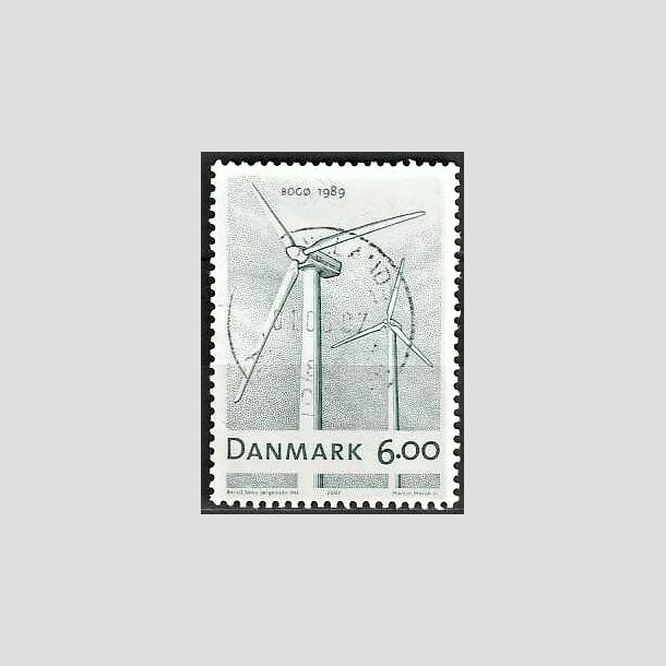 FRIMRKER DANMARK | 2007 - AFA 1494 - Danske vindmller - 6,00 Kr. Vindmller p Bog - Alm. god gennemsnitskvalitet - Stemplet (Photo eksempel)