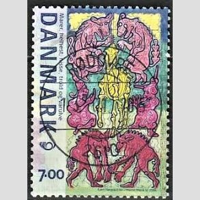 FRIM�RKER DANMARK | 2006 - AFA 1461 - Mystiske v�sener - 7,00 Kr. flerfarvet - Pragt Stemplet
