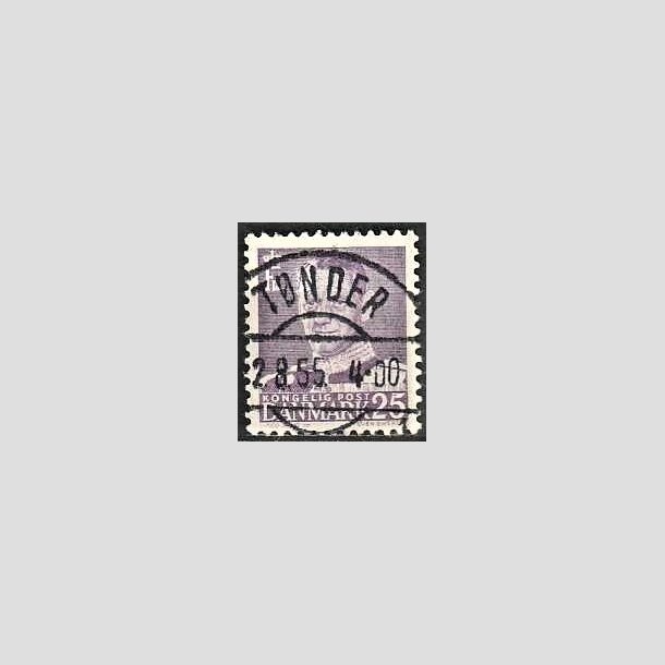 FRIMRKER DANMARK | 1955 - AFA 360 - Fr. IX 25 re violet - Lux Stemplet