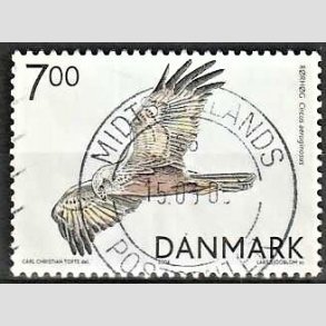 FRIM�RKER DANMARK | 2004 - AFA 1412 - Rovfugle i Danmark - 7,00 Kr. R�rh�g - Pragt Stemplet