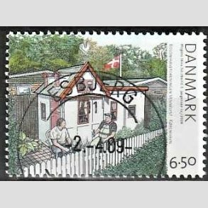 FRIM�RKER DANMARK | 2008 - AFA 1549 - Kolonihaver - 6,50 Kr. flerfarvet - Pragt Stemplet