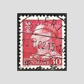 FRIMRKER DANMARK | 1961-62 - AFA 394 - Fr. IX 30 re rd - Lux Stemplet Bjert