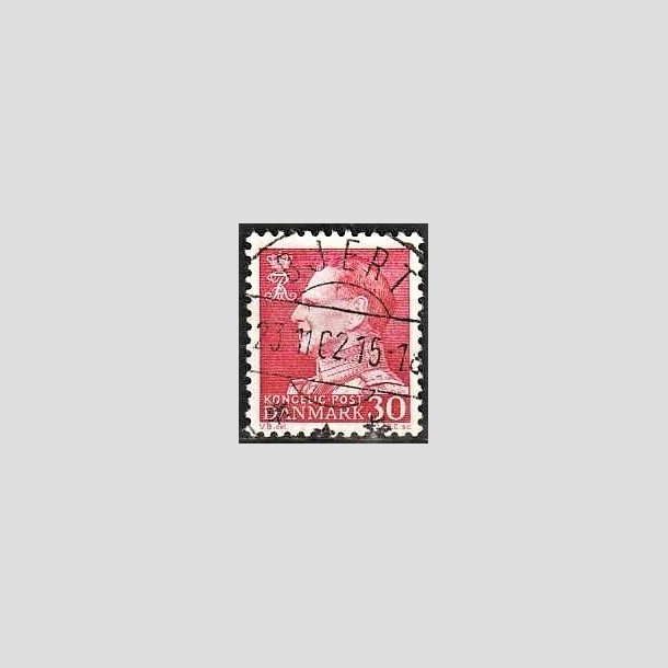 FRIMRKER DANMARK | 1961-62 - AFA 394 - Fr. IX 30 re rd - Lux Stemplet Bjert