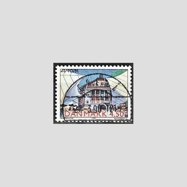 FRIMRKER DANMARK | 1998 - AFA 1185 - Nationale festdage - 4,50 Kr. rhus festuge - Pragt Stemplet Gren