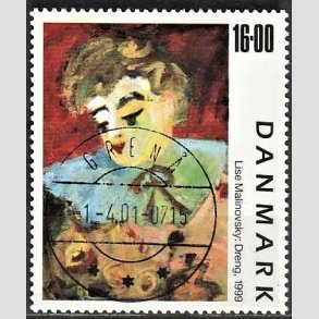 FRIMRKER DANMARK | 1999 - AFA 1219 - Frimrkekunst 2. - 16,00 Kr. 