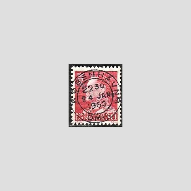 FRIMRKER DANMARK | 1961-62 - AFA 394 - Fr. IX 30 re rd - Lux Stemplet Kbenhavn