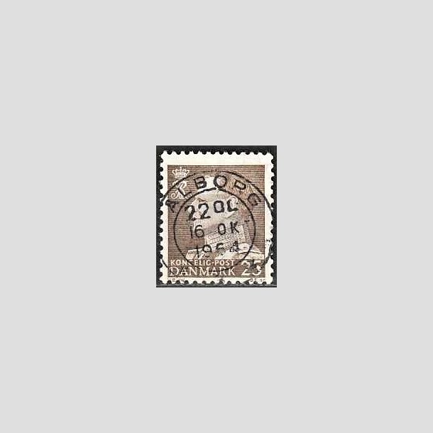 FRIMRKER DANMARK | 1963 - AFA 414 - Fr. IX 25 re brun - Lux Stemplet