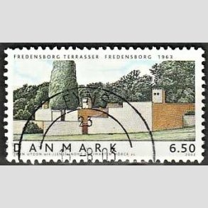 FRIM�RKER DANMARK | 2002 - AFA 1335 - Danske boliger I. - 6,50 Kr. Fredensborg terrasser - Pragt Stemplet