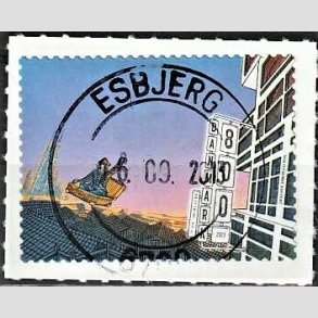 FRIM�RKER DANMARK | 2013 - AFA 1752 - H.C. Andersen - 8,00 Kr. flerfarvet - Pragt Stemplet Esbjerg