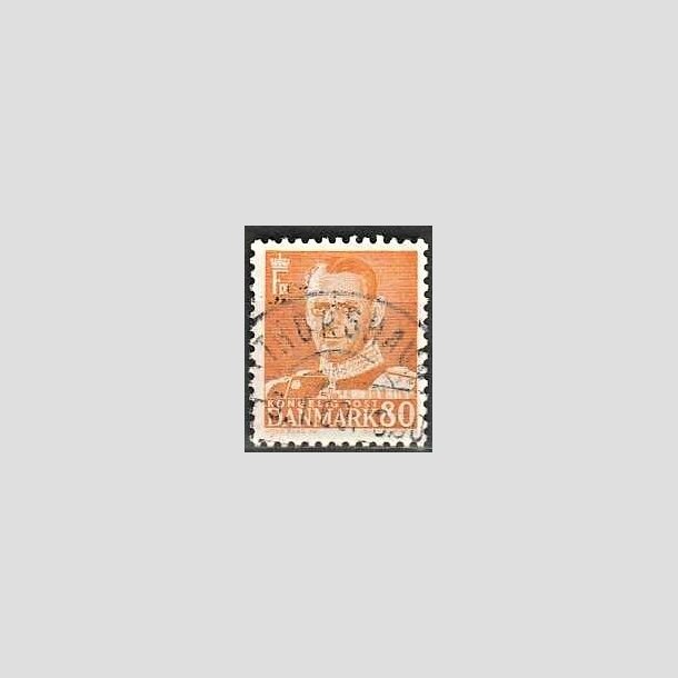 FRIMRKER DANMARK | 1952-53 - AFA 341 - Fr. IX 80 re orange - Lux Stemplet "THORSHAVN"