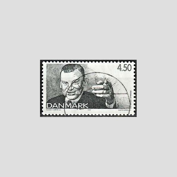 FRIMRKER DANMARK | 1999 - AFA 1213 - Dansk revy - 4,50 Kr. grn - Pragt Stemplet