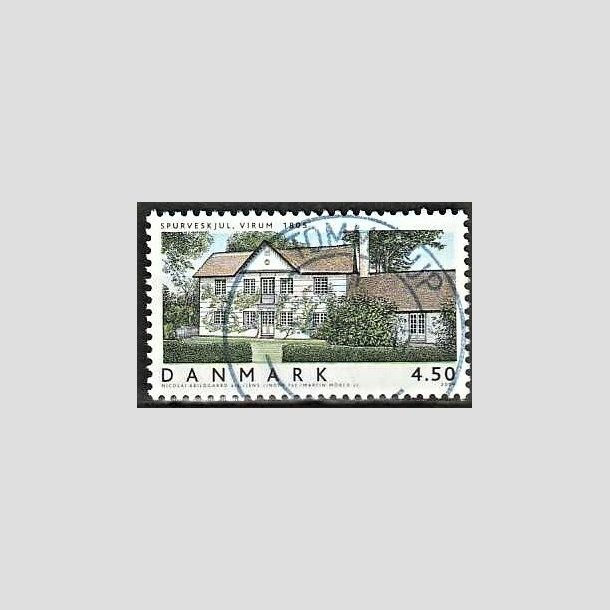 FRIMRKER DANMARK | 2004 - AFA 1378 - Danske boliger III. - 4,50 Kr. flerfarvet - Pragt Stemplet
