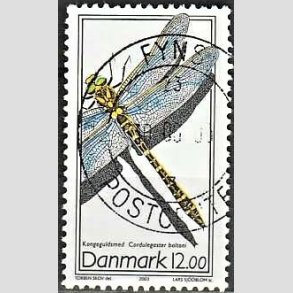 FRIM�RKER DANMARK | 2003 - AFA 1354 - Instekter. - 12,00 Kr. Kongeguldsmed - Pragt Stemplet