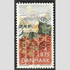 FRIM�RKER DANMARK | 1992 - AFA 1022 - Natur, Milj� og udvikling - 8,75 Kr. flerfarvet - Pragt Stemplet