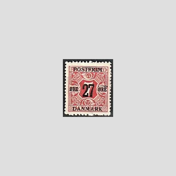 FRIMRKER DANMARK | 1918 - AFA 87 - 27 re/7 re rd provisorium - Ubrugt