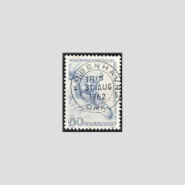 FRIMRKER DANMARK | 1960 - AFA 388 - WHO - 60 re bl - Pragt Stemplet