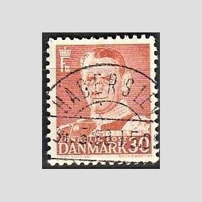FRIMRKER DANMARK | 1952-53 - AFA 337 - Fr. IX 30 re rd - Lux Stemplet
