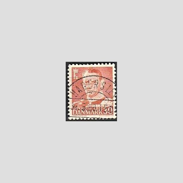 FRIMRKER DANMARK | 1952-53 - AFA 337 - Fr. IX 30 re rd - Lux Stemplet