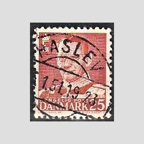 FRIMRKER DANMARK | 1950 - AFA 321 - Fr. IX 25 re rd - Lux Stemplet Haslev