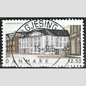 FRIM�RKER DANMARK | 2004 - AFA 1381 - Danske boliger III. - 12,50 Kr. flerfarvet - Pragt Stemplet