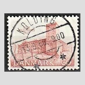 FRIM�RKER DANMARK | 1968 - AFA 471 - Koldinghus slot 700 �r - 60 �re r�d - Pragt Stemplet Kolding
