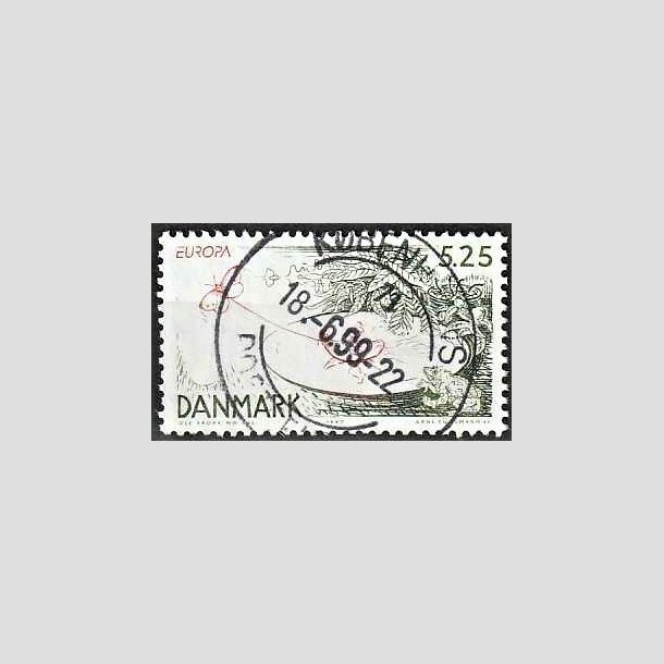 FRIMRKER DANMARK | 1997 - AFA 1157 - Eventyr og legender - 5,25 Kr. Tommelise - Pragt Stemplet