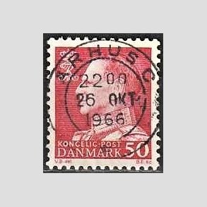 FRIMRKER DANMARK | 1965 - AFA 432 - Fr. IX 50 re rd - Lux Stemplet rhus C