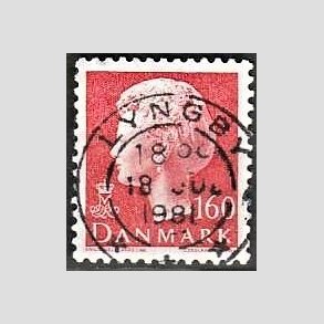 FRIMRKER DANMARK | 1981 - AFA 715 - Dronning Margrethe - 160 re rd - Pragt Stemplet Lyngby