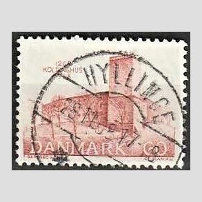 FRIM�RKER DANMARK | 1968 - AFA 471 - Koldinghus slot 700 �r - 60 �re r�d - Pragt Stemplet Hyllinge