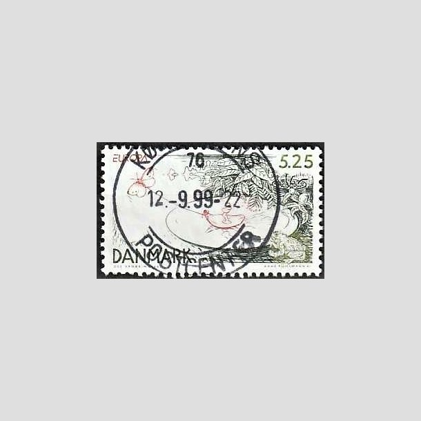 FRIMRKER DANMARK | 1997 - AFA 1157 - Eventyr og legender - 5,25 Kr. Tommelise - Pragt Stemplet