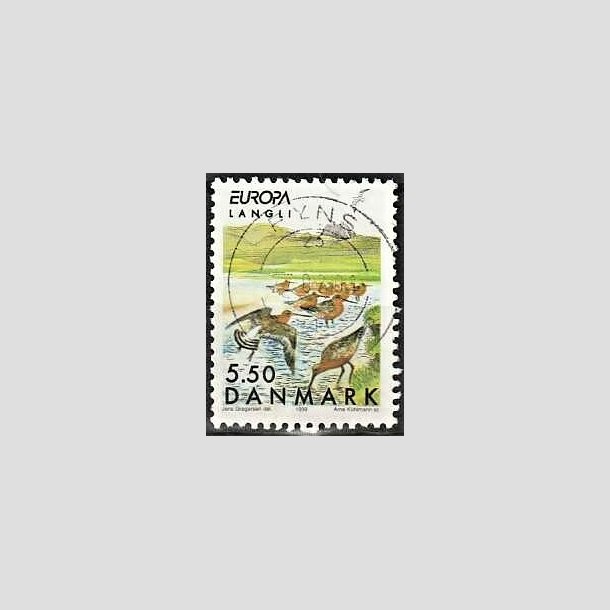 FRIMRKER DANMARK | 1999 - AFA 1210 - Naturreservater - 5,50 Kr. Langli - Pragt Stemplet