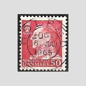 FRIMRKER DANMARK | 1965 - AFA 432 - Fr. IX 50 re rd - Lux Stemplet