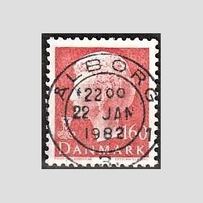 FRIMRKER DANMARK | 1981 - AFA 715 - Dronning Margrethe - 160 re rd - Pragt Stemplet lborg