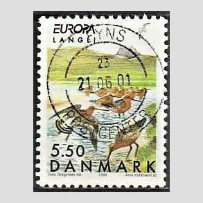 FRIM�RKER DANMARK | 1999 - AFA 1210 - Naturreservater - 5,50 Kr. Langli - Pragt Stemplet