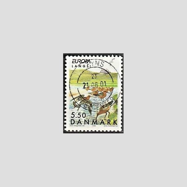 FRIMRKER DANMARK | 1999 - AFA 1210 - Naturreservater - 5,50 Kr. Langli - Pragt Stemplet