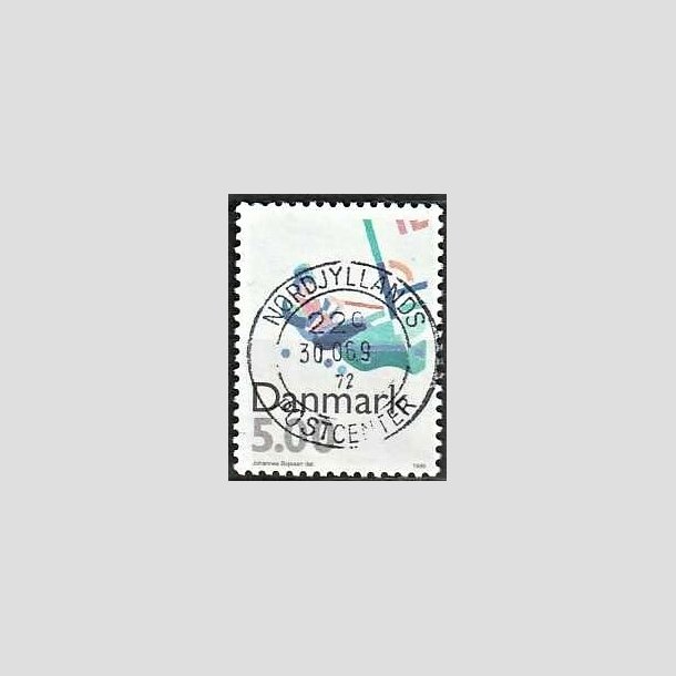 FRIMRKER DANMARK | 1996 - AFA 1113 - Sport - 5,00 Kr. flerfarvet - Pragt Stemplet