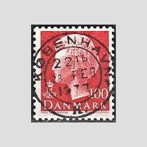 FRIMRKER DANMARK | 1976 - AFA 620 - Dronning Margrethe - 100 re rd - Pragt Stemplet Kbenhavn