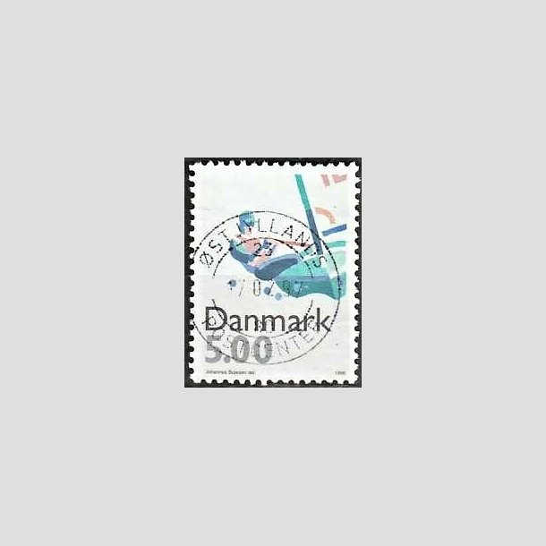 FRIMRKER DANMARK | 1996 - AFA 1113 - Sport - 5,00 Kr. flerfarvet - Pragt Stemplet