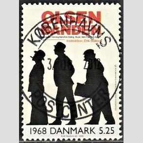 FRIMRKER DANMARK | 2000 - AFA 1268 - 1900-tallet serie 4 - 5,25 Kr. flerfarvet - Pragt Stemplet