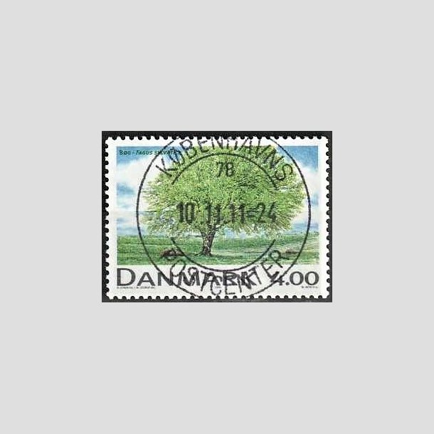 FRIMRKER DANMARK | 1999 - AFA 1196 - Danske lvtrer - 4,00 Kr. flerfarvet - Pragt Stemplet