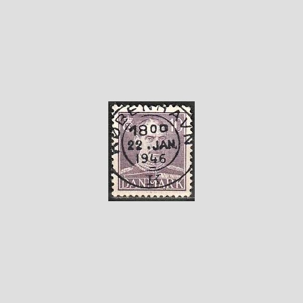 FRIMRKER DANMARK | 1942-44 - AFA 274 - Chr. X 10 re violet - Lux Stemplet