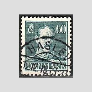 FRIMRKER DANMARK | 1944 - AFA 284 - Chr. X 60 re blgrn - Lux Stemplet 