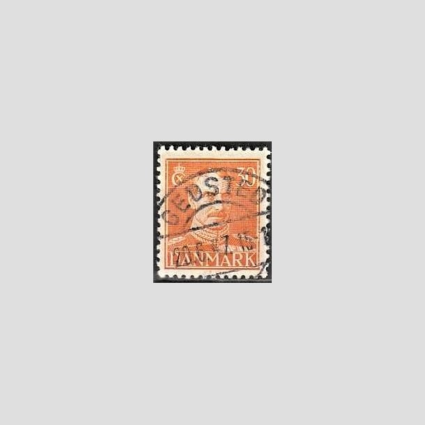 FRIMRKER DANMARK | 1942-44 - AFA 278 - Chr. X 30 re orange - Lux Stemplet