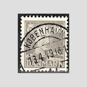 FRIMRKER DANMARK | 1945 - AFA 289 - Chr. X 50 re gr - Lux Stemplet