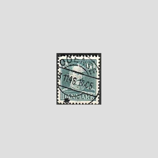 FRIMRKER DANMARK | 1944 - AFA 284 - Chr. X 60 re blgrn - Lux Stemplet 